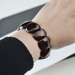 Baltic amber bracelet - natural cherry new jewelry